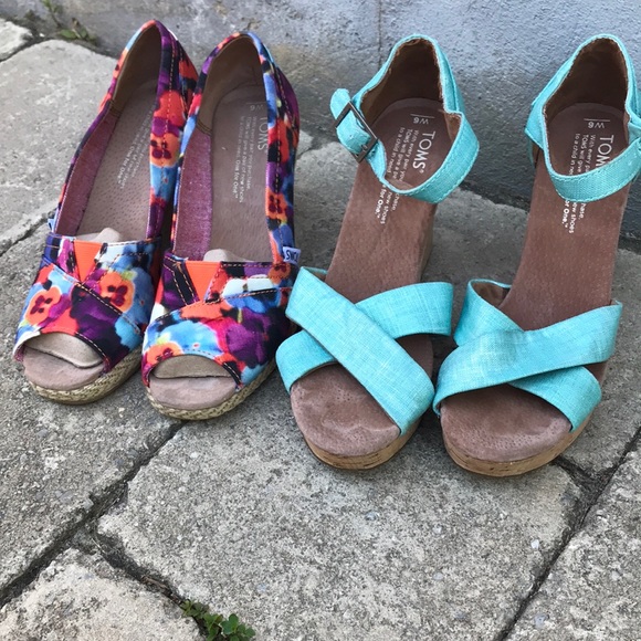 Toms summer sandals-size 6